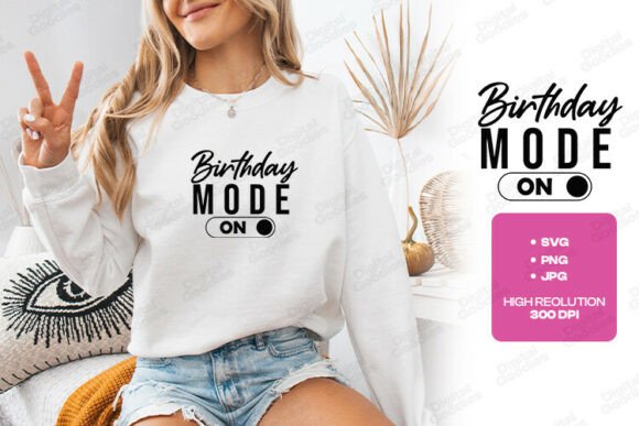 A Bold Typographic Asset for Birthday Content Creators