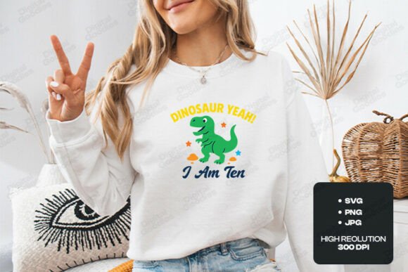 A Dinosaur Design for T-Shirt Graphics and Brand Accents
