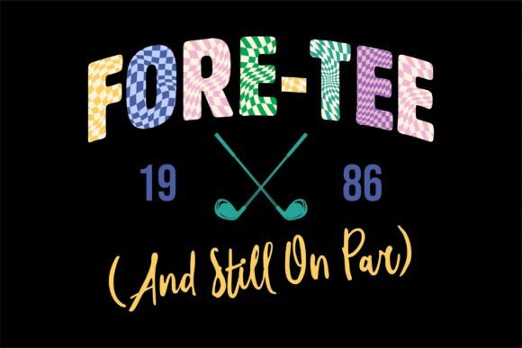 A Golfer's 40th Birthday Shirt Design for Crafters