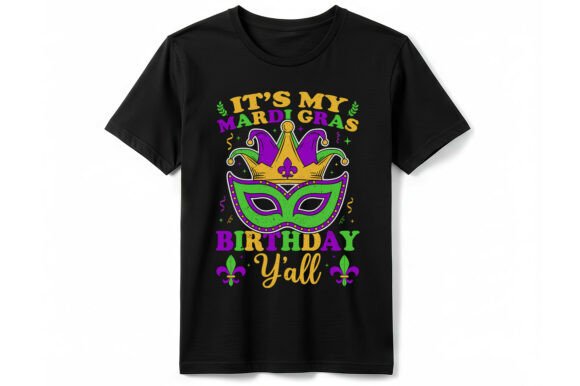 A Mardi Gras Birthday T-Shirt Graphic for Brand Personality
