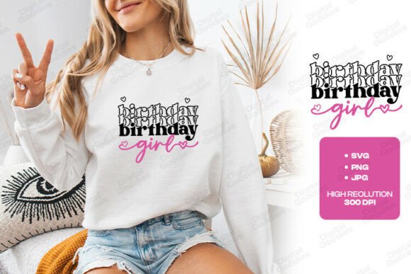 A Versatile Birthday Design Asset for Graphics and T-Shirt Projects