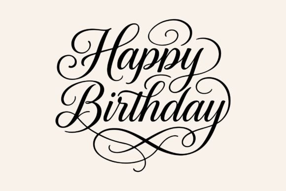Happy Birthday SVG for T-Shirts and Craft Graphics