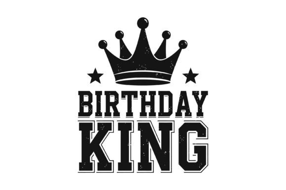 Integrating Birthday King Crown Stars Grunge Graphics into Brand Identity