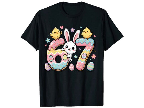 Reviewing a Festive Bunny Birthday T-Shirt Design