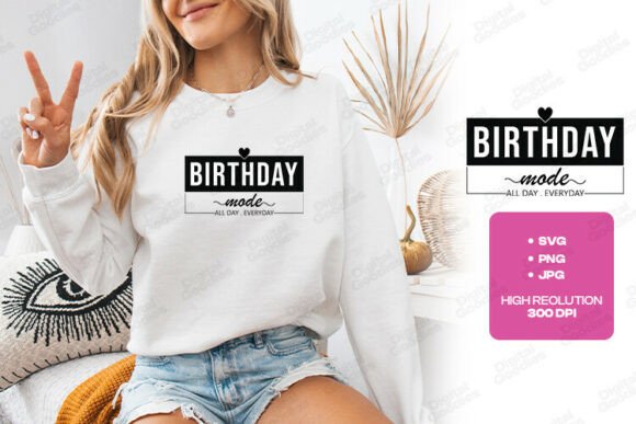 Reviewing Birthday Mode Party Typography for Blog Graphics