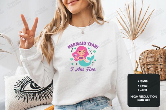 Reviewing the Mermaid Yeah I Am Five Birthday T-Shirt Graphic
