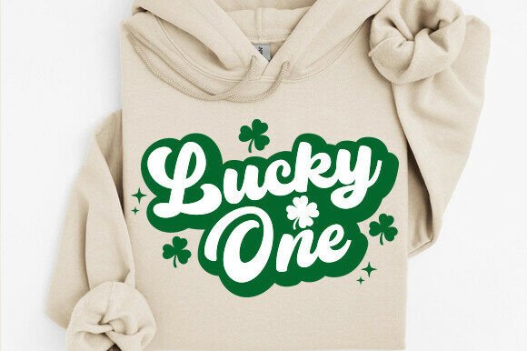 The Lucky One: A Festive Graphics Set for T-Shirt Designs